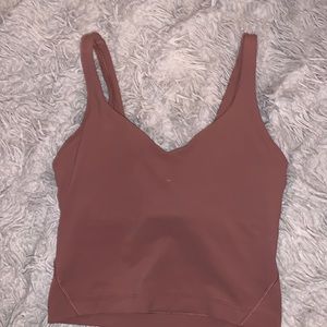 mauve lulu lemon align tank